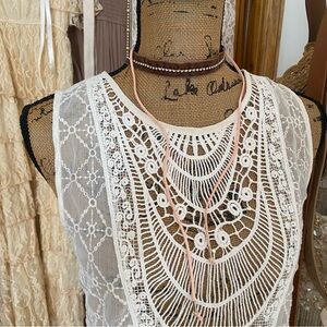 Brown Velvet Rhinestone Choker